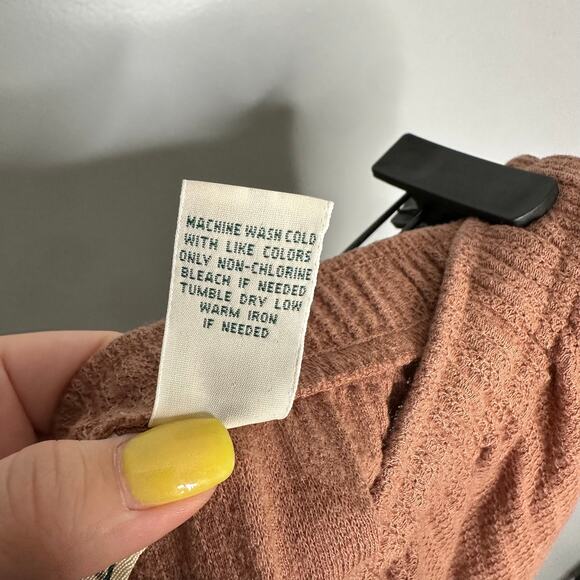 L.L Bean Women's Vintage‎ Rust Cotton Linen Drawstring Loose Fit Pants Size M - Picture 8 of 8